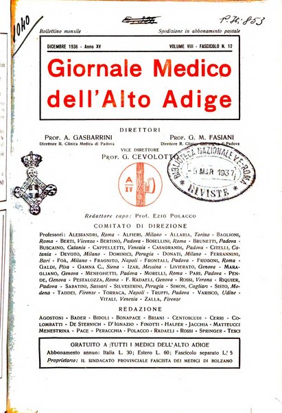 Giornale medico dell'Alto Adige