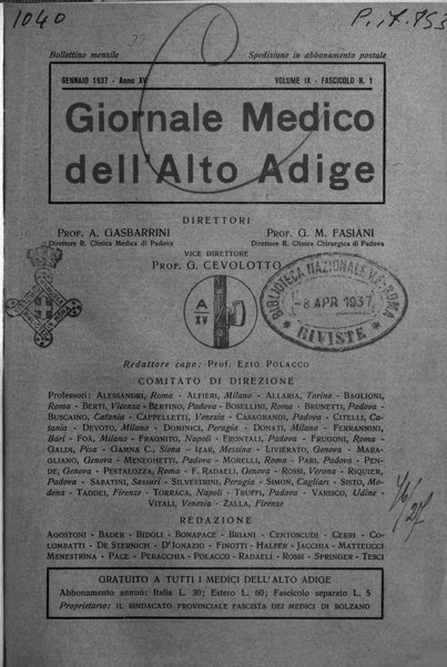 Giornale medico dell'Alto Adige