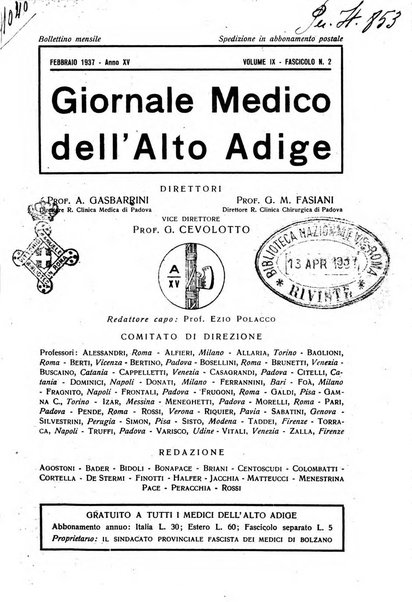 Giornale medico dell'Alto Adige