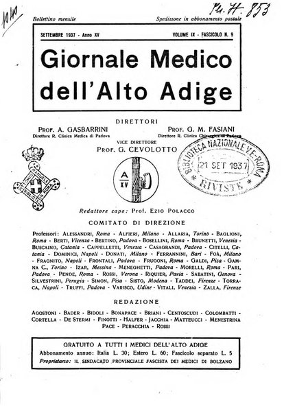 Giornale medico dell'Alto Adige