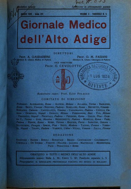 Giornale medico dell'Alto Adige