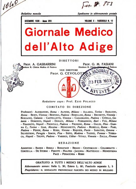 Giornale medico dell'Alto Adige