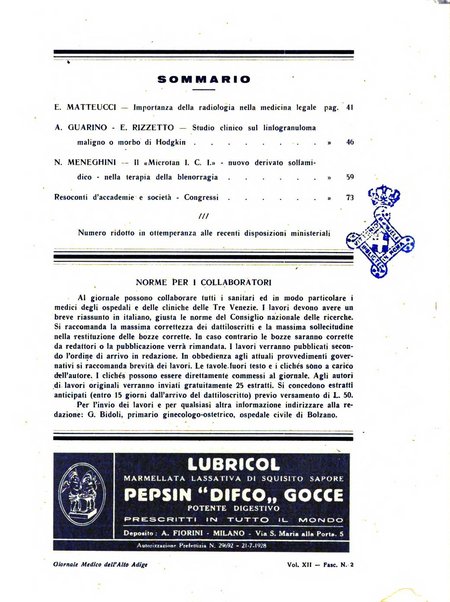 Giornale medico dell'Alto Adige