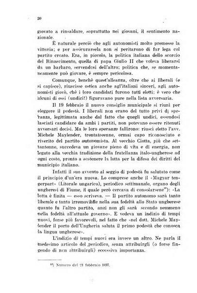 Fiume rivista semestrale della Società di studi fiumani in Fiume