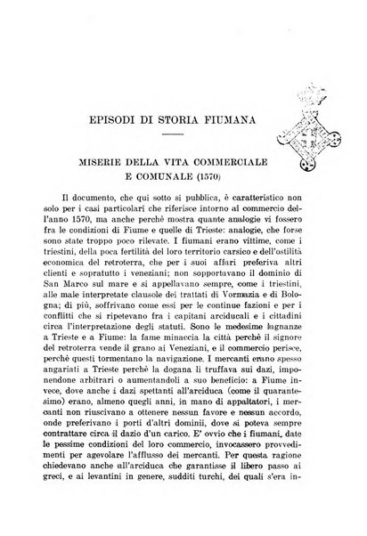 Fiume rivista semestrale della Società di studi fiumani in Fiume