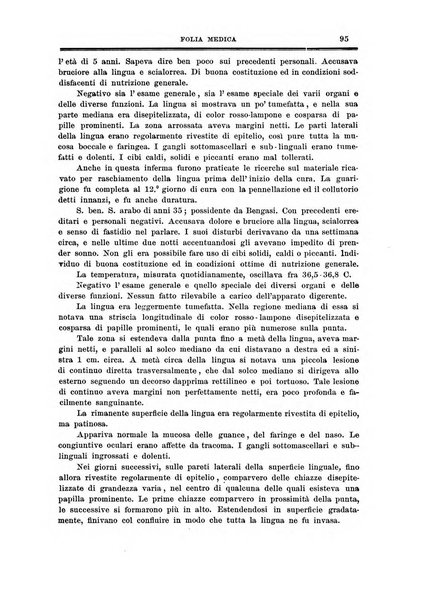 Folia medica periodico trimensile di patologia e clinica medica