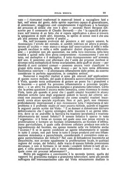 Folia medica periodico trimensile di patologia e clinica medica