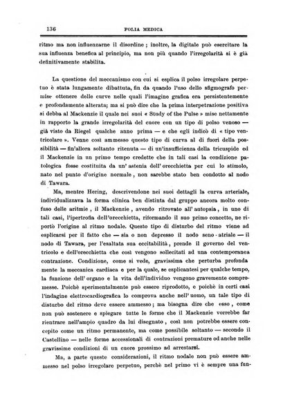 Folia medica periodico trimensile di patologia e clinica medica