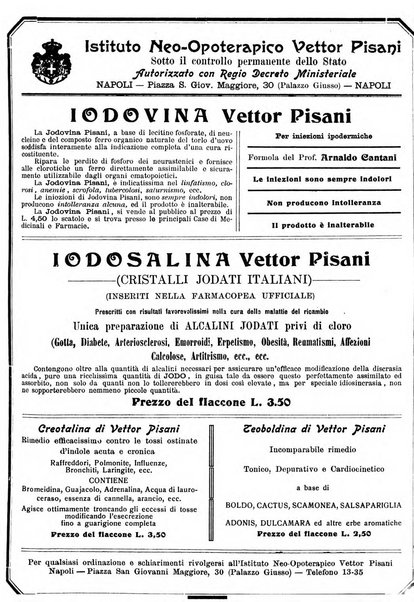 Folia medica periodico trimensile di patologia e clinica medica