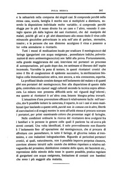 Folia medica periodico trimensile di patologia e clinica medica