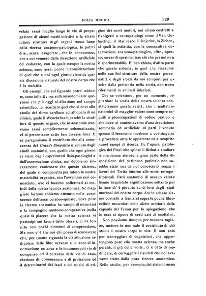 Folia medica periodico trimensile di patologia e clinica medica