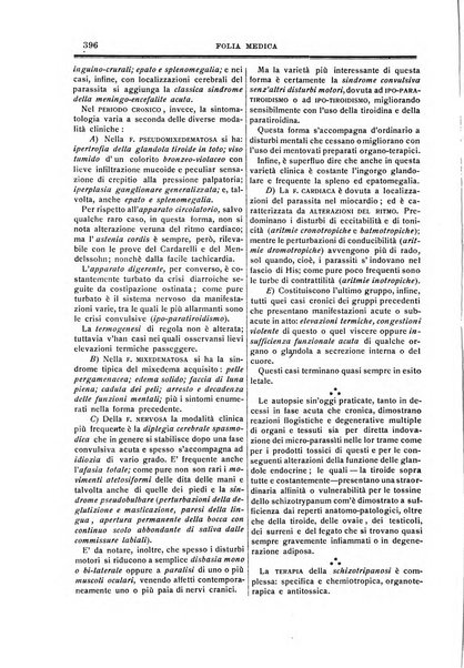 Folia medica periodico trimensile di patologia e clinica medica