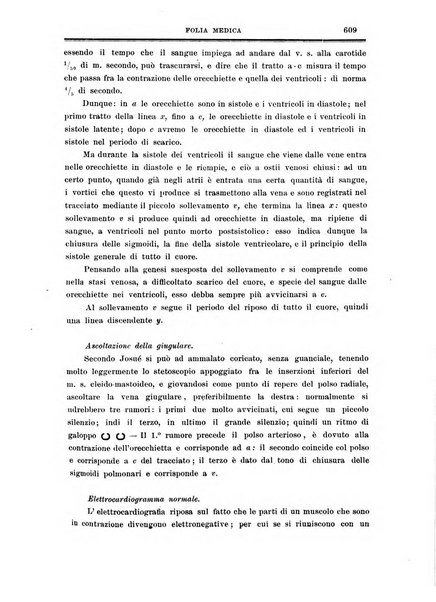 Folia medica periodico trimensile di patologia e clinica medica