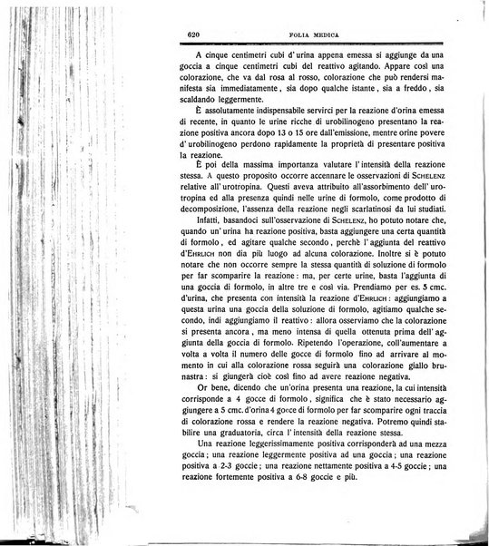 Folia medica periodico trimensile di patologia e clinica medica