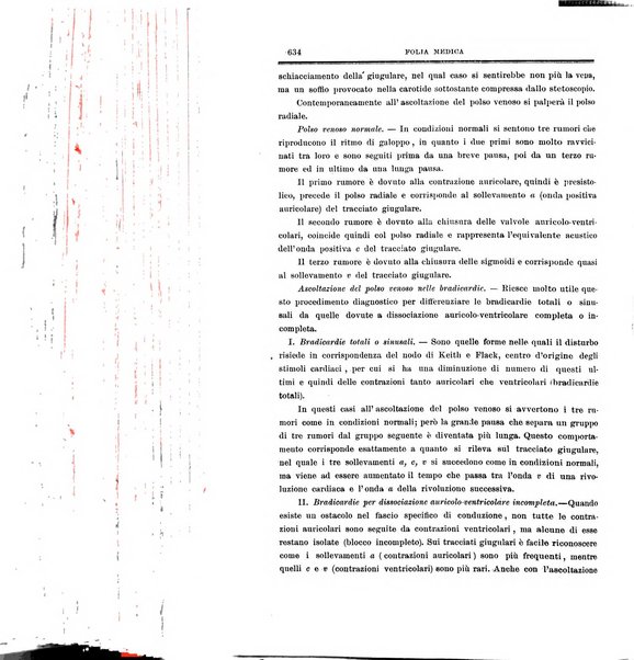 Folia medica periodico trimensile di patologia e clinica medica