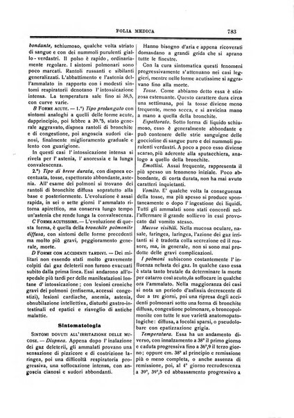 Folia medica periodico trimensile di patologia e clinica medica