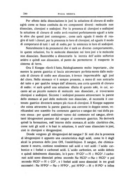 Folia medica periodico trimensile di patologia e clinica medica