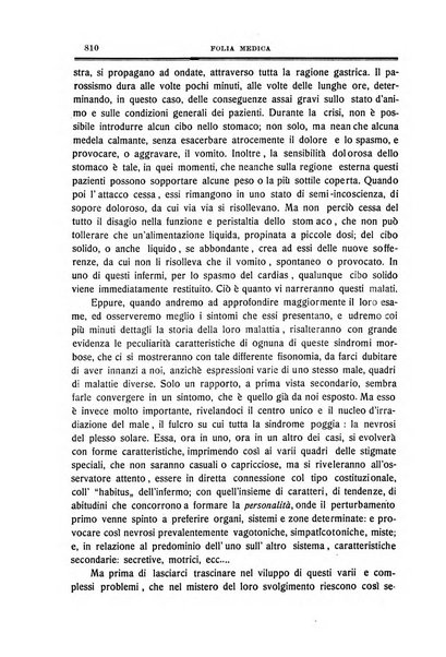 Folia medica periodico trimensile di patologia e clinica medica