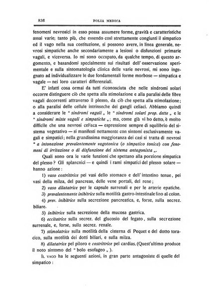 Folia medica periodico trimensile di patologia e clinica medica