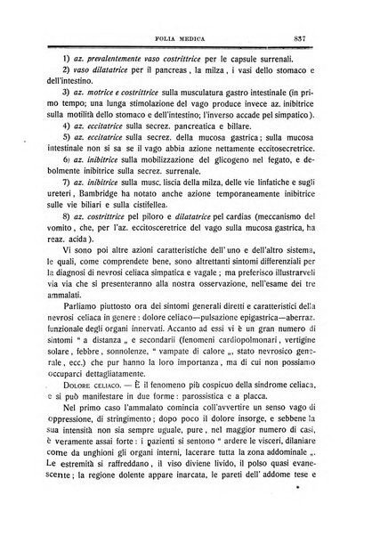 Folia medica periodico trimensile di patologia e clinica medica