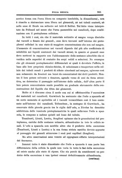 Folia medica periodico trimensile di patologia e clinica medica