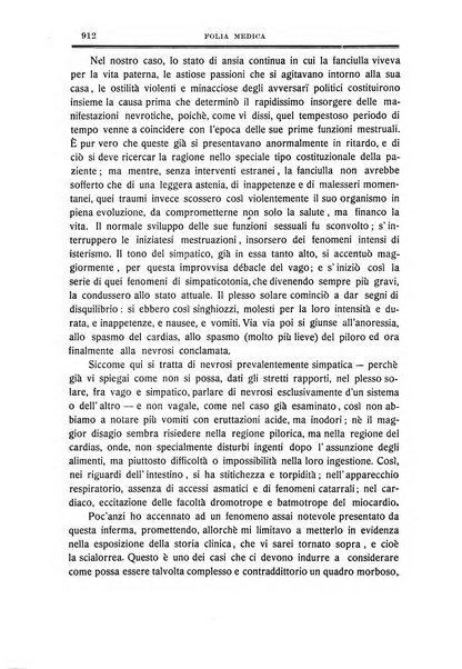 Folia medica periodico trimensile di patologia e clinica medica