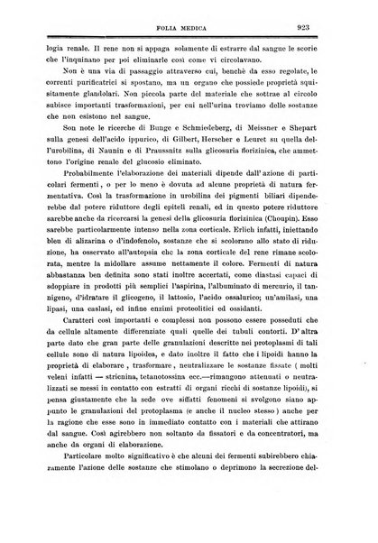 Folia medica periodico trimensile di patologia e clinica medica