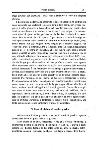 Folia medica periodico trimensile di patologia e clinica medica