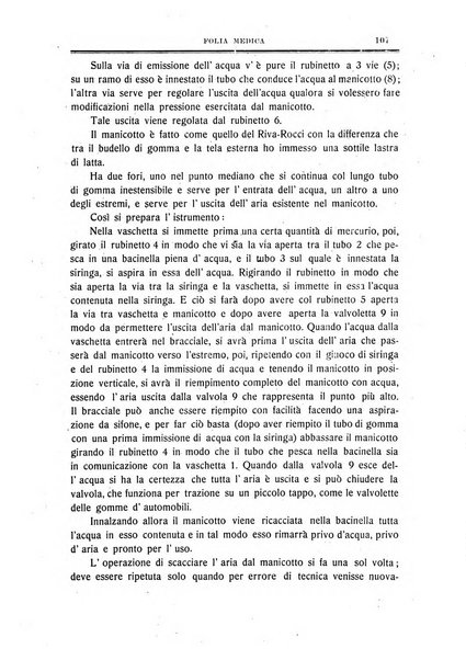 Folia medica periodico trimensile di patologia e clinica medica