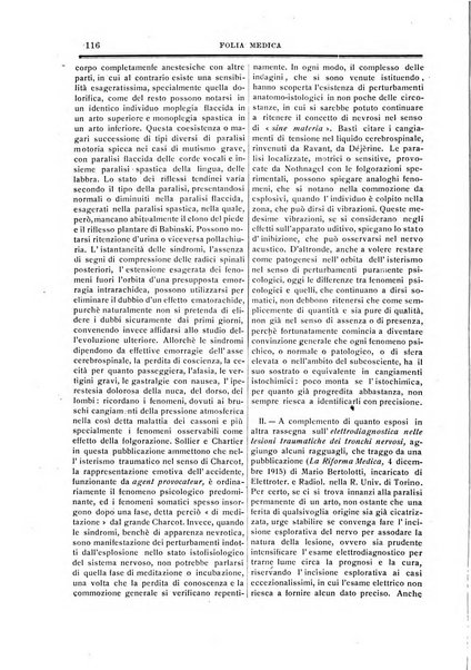 Folia medica periodico trimensile di patologia e clinica medica