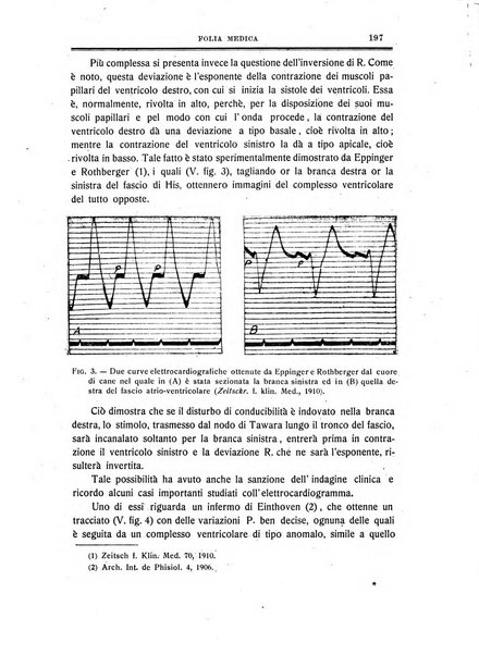 Folia medica periodico trimensile di patologia e clinica medica