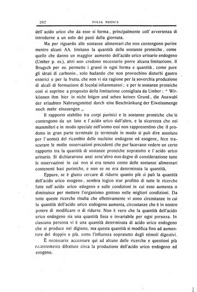 Folia medica periodico trimensile di patologia e clinica medica