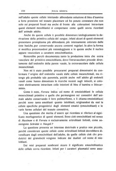 Folia medica periodico trimensile di patologia e clinica medica