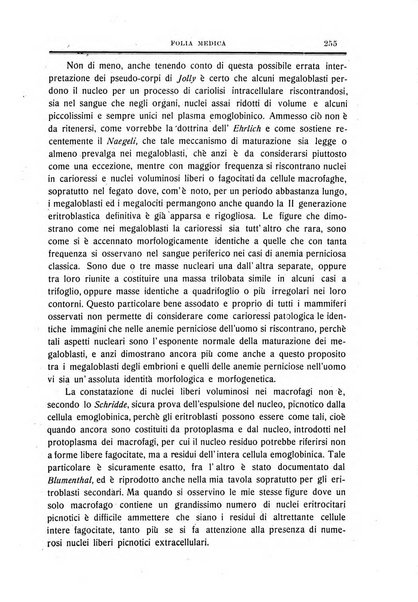 Folia medica periodico trimensile di patologia e clinica medica