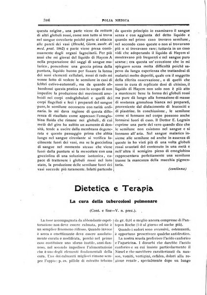 Folia medica periodico trimensile di patologia e clinica medica