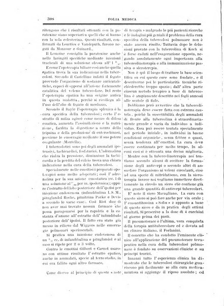 Folia medica periodico trimensile di patologia e clinica medica