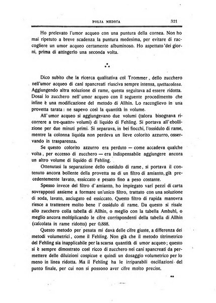 Folia medica periodico trimensile di patologia e clinica medica