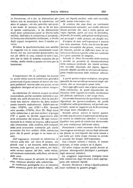 Folia medica periodico trimensile di patologia e clinica medica