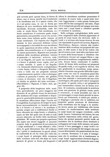 Folia medica periodico trimensile di patologia e clinica medica