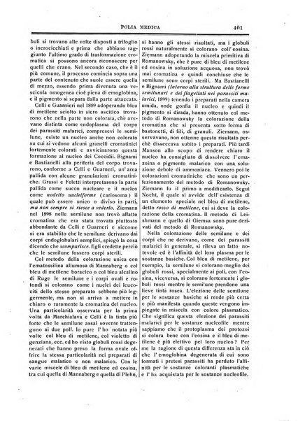 Folia medica periodico trimensile di patologia e clinica medica