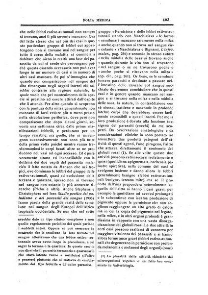 Folia medica periodico trimensile di patologia e clinica medica