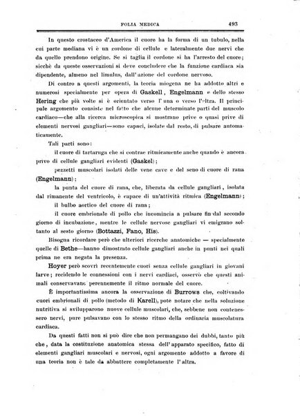 Folia medica periodico trimensile di patologia e clinica medica