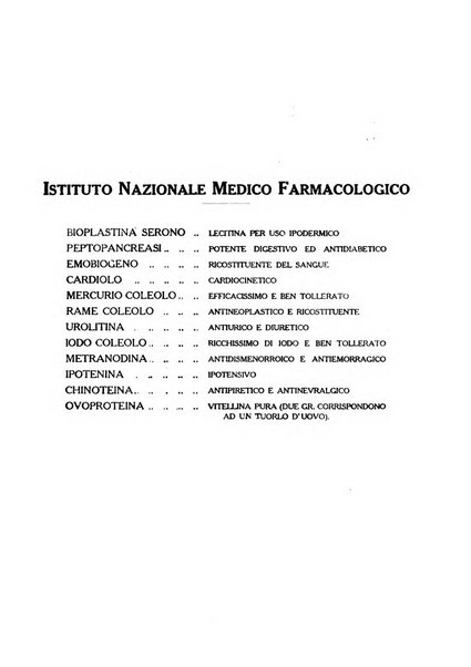 Folia medica periodico trimensile di patologia e clinica medica