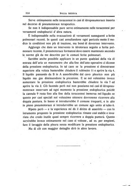 Folia medica periodico trimensile di patologia e clinica medica