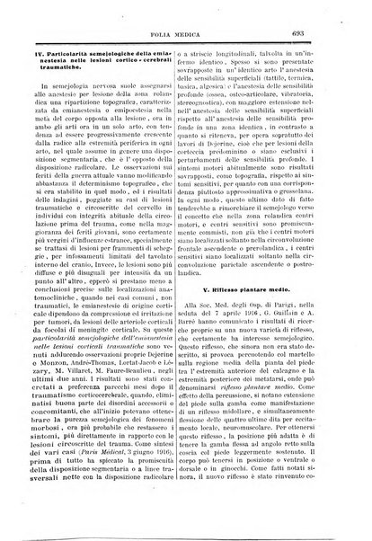 Folia medica periodico trimensile di patologia e clinica medica