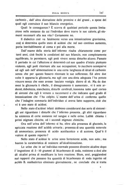 Folia medica periodico trimensile di patologia e clinica medica