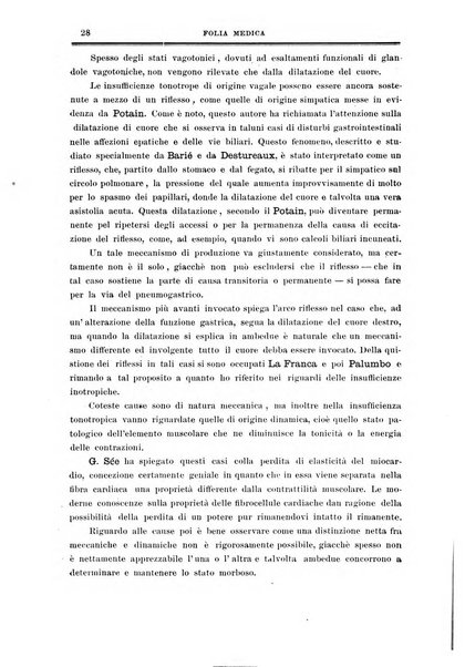 Folia medica periodico trimensile di patologia e clinica medica