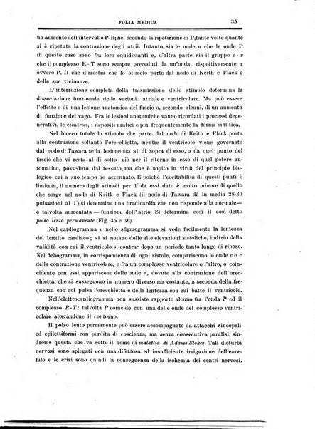 Folia medica periodico trimensile di patologia e clinica medica