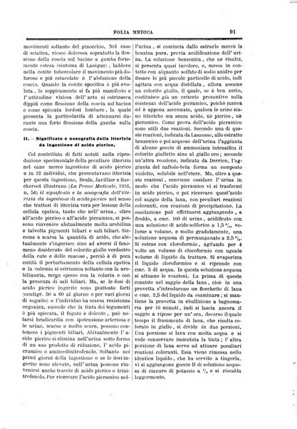 Folia medica periodico trimensile di patologia e clinica medica