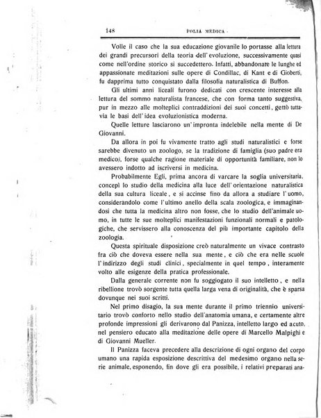 Folia medica periodico trimensile di patologia e clinica medica